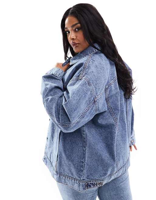 90s oversized denim on sale jacket