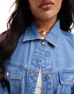 Asos Curve Asos Design Curve Oversized 90's Denim Jacket