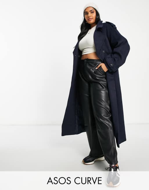 Asos curve cheap coats sale