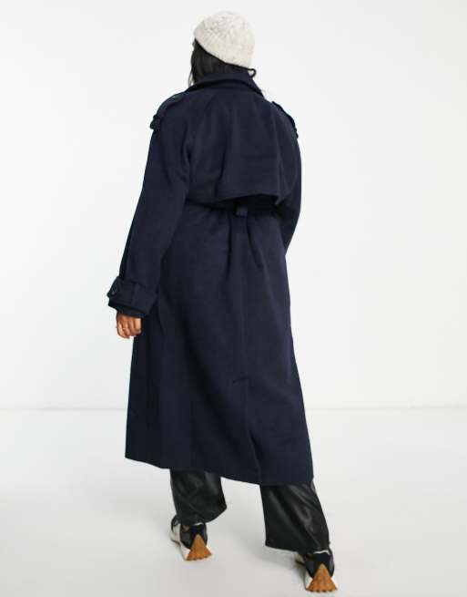 Asos design wool mix clearance trench coat