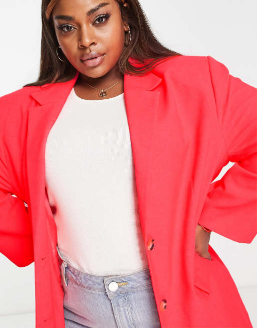 Orange plus sale size jacket