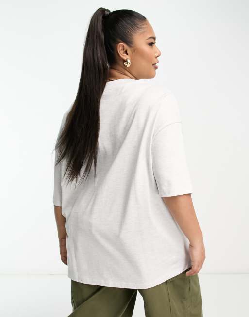 ASOS DESIGN oversized heavy weight t-shirt with side splits with