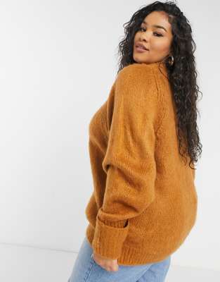 oversized tan jumper