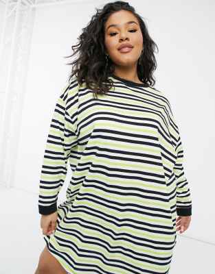 t shirt dress black plus size