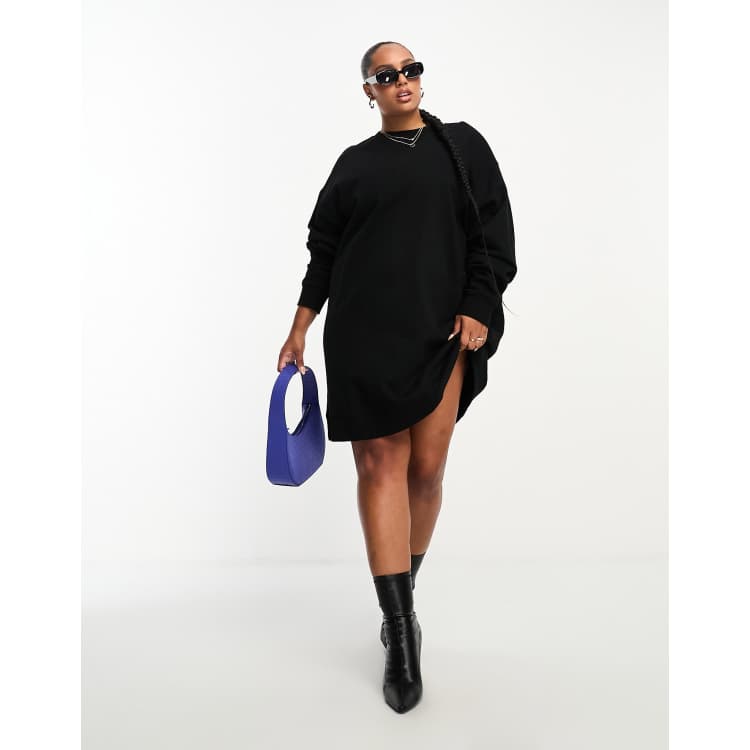 Oversized sweatshirt dress plus on sale size