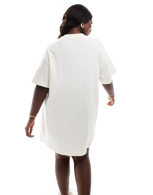 ASOS DESIGN Curve oversized mini t-shirt dress | ASOS