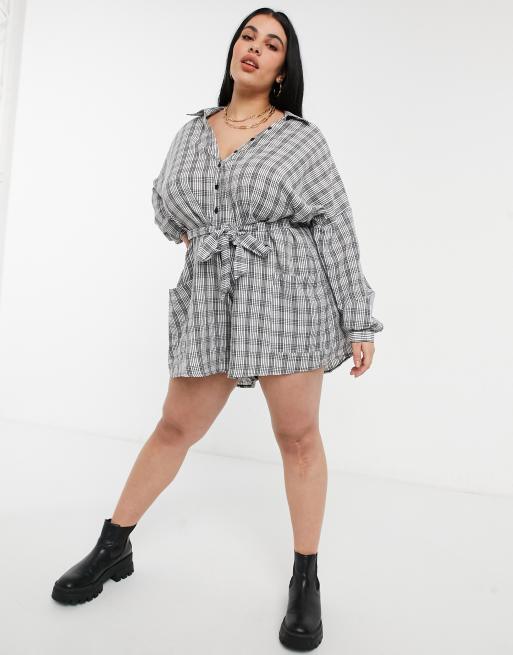 Asos hot sale curve playsuit