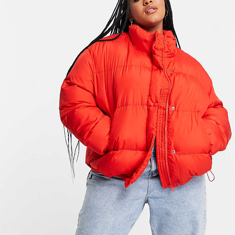 ASOS DESIGN Curve oversized puffer jacket in red - RED | ASOS ASOS DESIGN Curve oversized puffer jacket in red - RED | ASOS