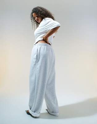 【MODERNIF】Curve Wide Sweatpants modernif (モダンイフ) - カーブワイドスウェットパンツ / Curve