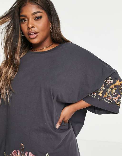 Charcoal grey clearance plus size dress