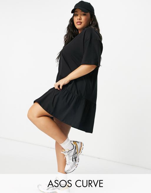 Asos black on sale t shirt dress