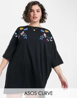 asos curve shirt dress