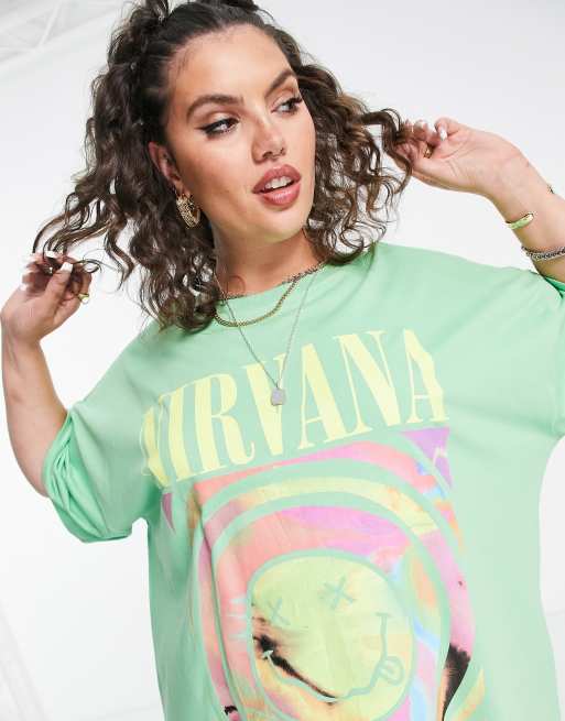 Nirvana oversized shop t shirt dress