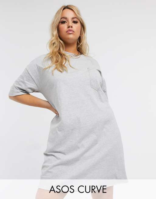 Asos curve t shirt 2024 dress