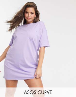 asos curve t shirt dress