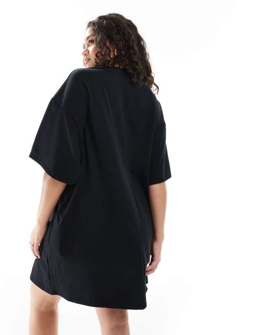 asos oversized shirt dress ASOS DESIGN oversized maxi shirt dress in olive green