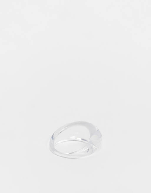 clear plastic rings