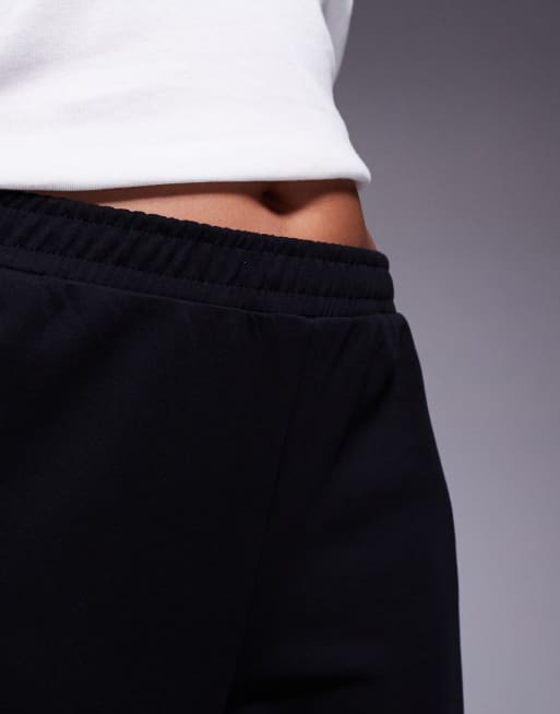 ASOS DESIGN Curve - Pantalon de jogging large en maille interlock - Noir, 2 de 5