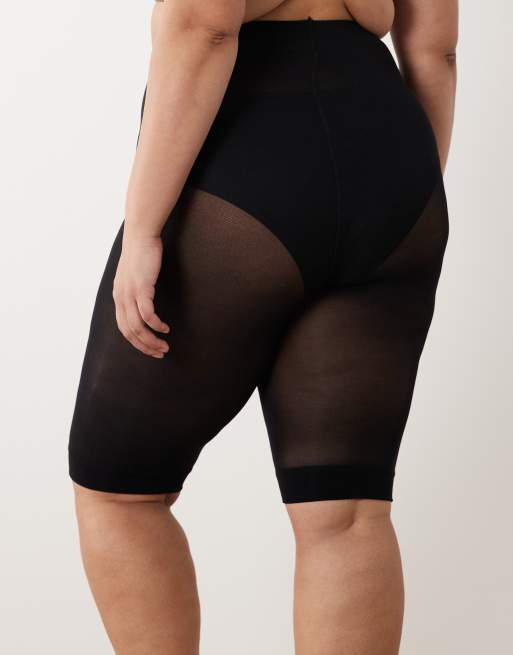 ASOS DESIGN Curve - Pantaloncini anti-sfregamento neri , 2 di 3