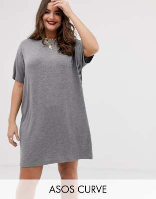 asos curve t shirt dress