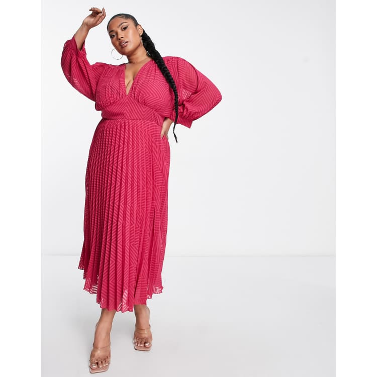 ribbon pattern pleated dress – BUNNY APARTMENT