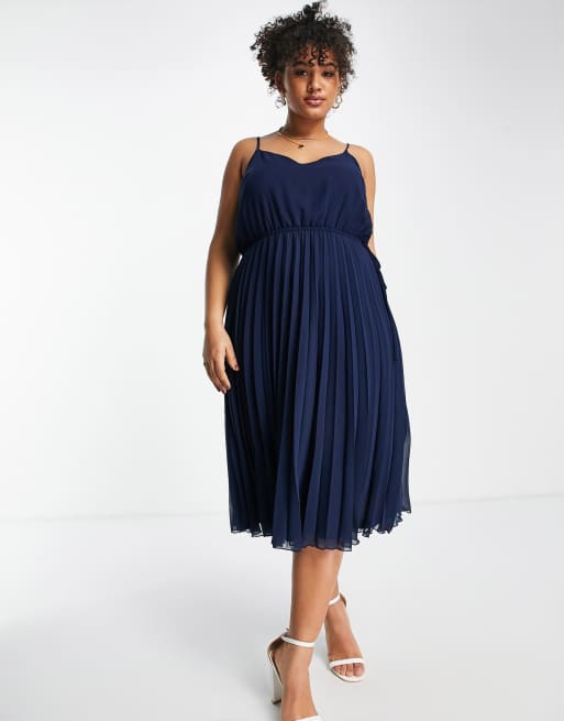 Asos curve shop navy dress