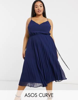 asos blue evening dress