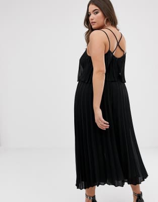 pleated crop top jumpsuit