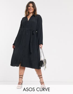 curve pleated dress