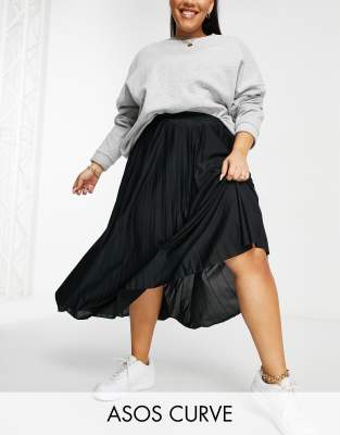 asos pleated skirt