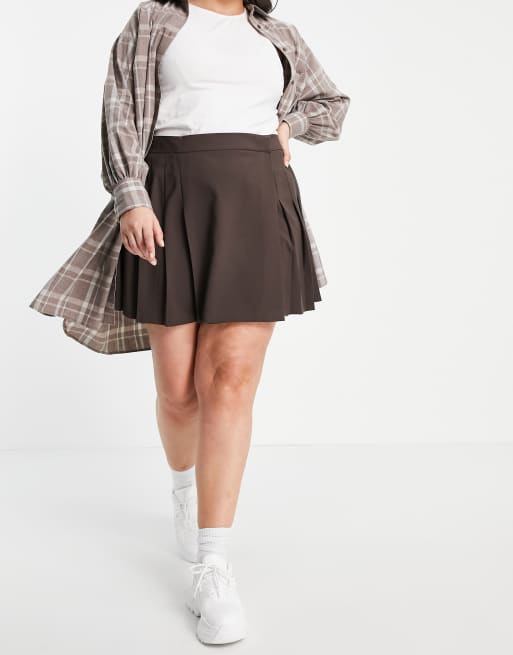 Asos plus outlet size pleated skirt