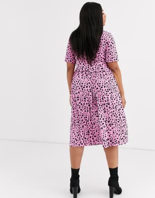 asos pleated skirt midi dress