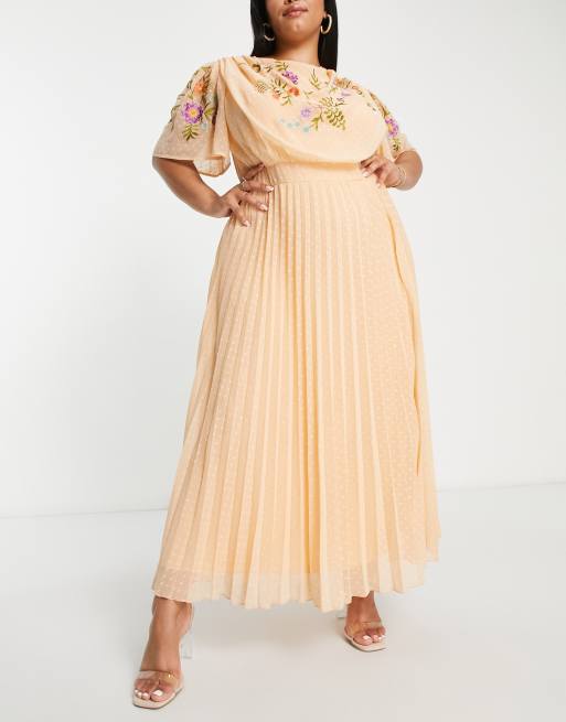 coral dress with gold belt CORAL STRAPLESS SEQUIN DRESS | CULT MIA main image 1