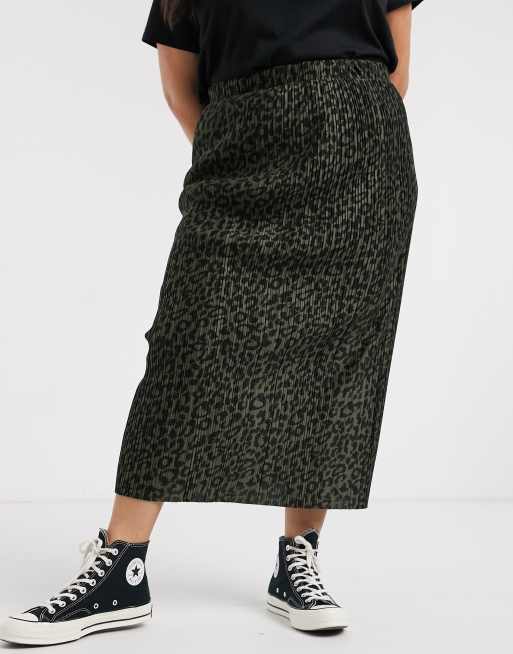 Asos on sale leopard skirt