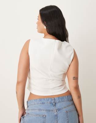 Asos Curve Asos Design Curve Ponte Corset Top