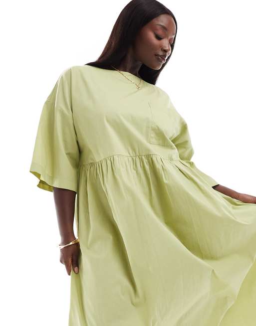 green emerald velvet dress Rent Asos Edition Ruffle Detail Mini Smock Dress In Blue Floral Jacquard main image 1