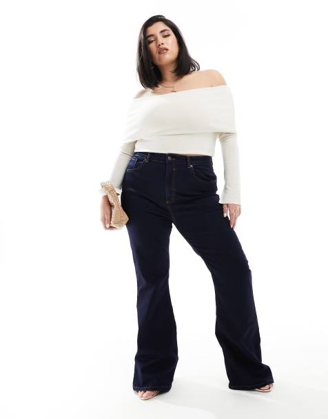 Plus Size Jeans, Plus Size Flare & Wide Leg Jeans