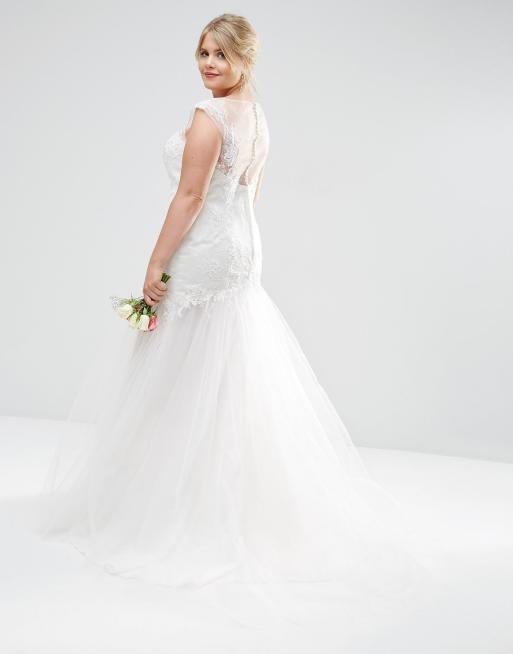 Asos princess store wedding dress