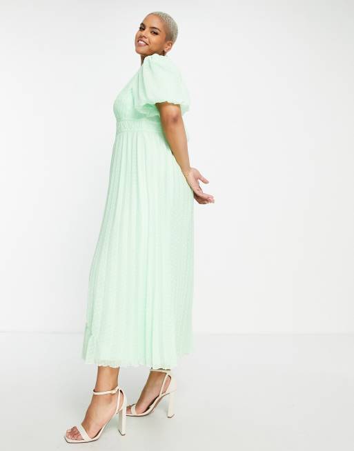 Asos mint store green dress