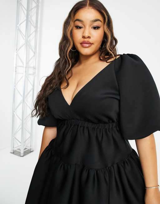 Asos curve skater dress sales
