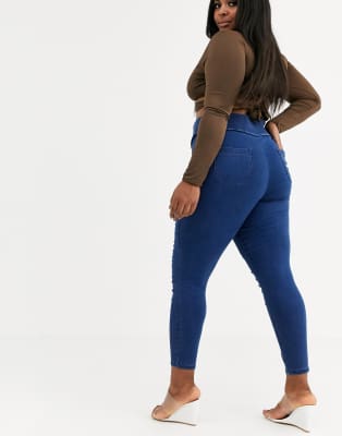 asos curve jeggings