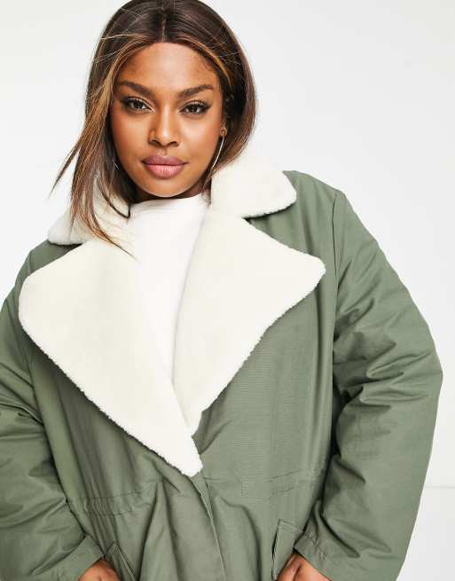 Womens lined parka on sale coats