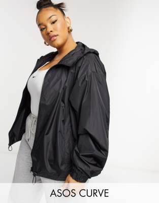 curve rain jacket