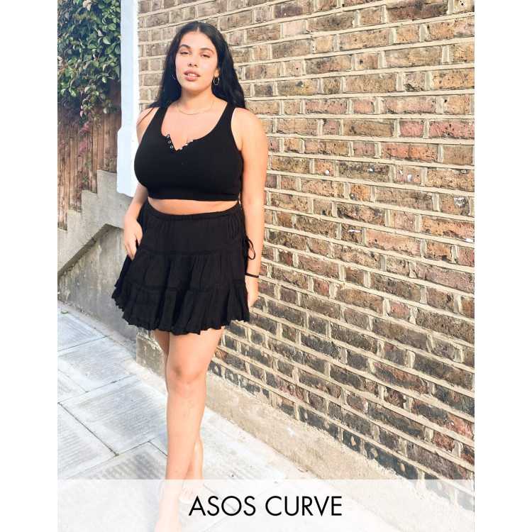 Plus size on sale black rara skirt