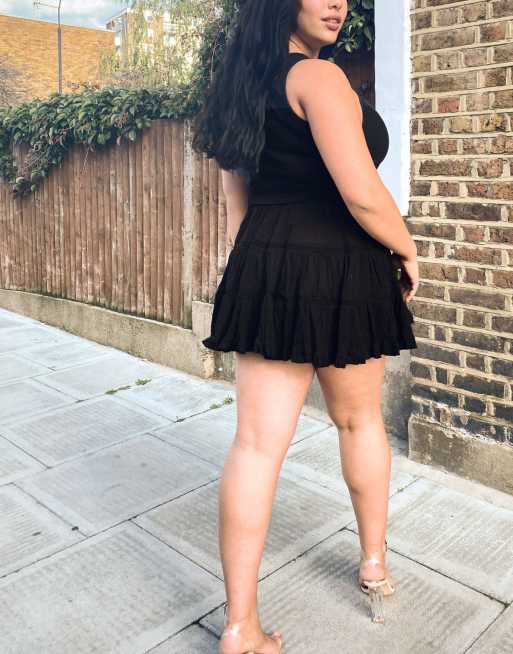 Plus size on sale black rara skirt