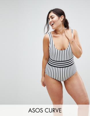 asos curve swimwear