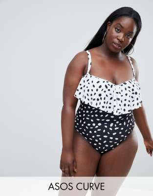 asos curve swimwear