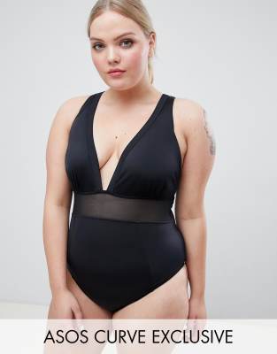 asos curve swimsuits