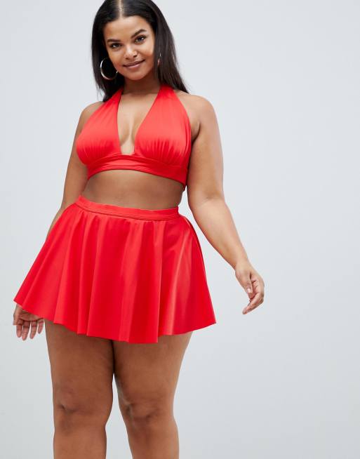 High waisted store skirted bikini