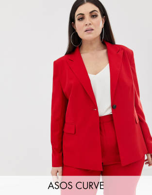 asos curve suit